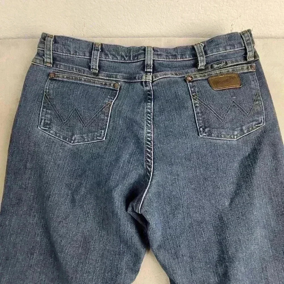 Wrangler Men's Cowboy Cut Slim Fit Jeans Vintage Stone 35 X 31 1036 mavvs - Picture 4 of 8